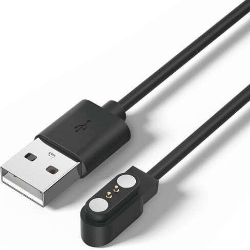 MELIYA HOSE SMARTHATCH CABLE ، MAGNECT 2 PIN CABLE FOR HOSE SMART WATCH IDW13 و IDW19 و IDW15 و ID208 و ID208 PLUS و ID208BT و ID207 و ID205L و ID206 وأكثر (3.3 قدم) in Kuwait
