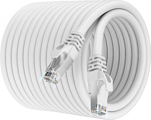 Cat 7 Ethernet Cable 100m/328ft(20 RJ45), Outdoor&Indoor, High Speed 10Gbps in Kuwait