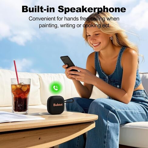 مكبرات صوت بلوتوث محمولة بوتوت ، مكبر صوت ميني مائي IPX7 اللاسلكي مع وقت تشغيل 16 ساعة ، صوت استريو بصوت عالٍ ، TWS ، ميكروفون مدمج ، صغير الحجم مع الحبل ، الأسود in Kuwait