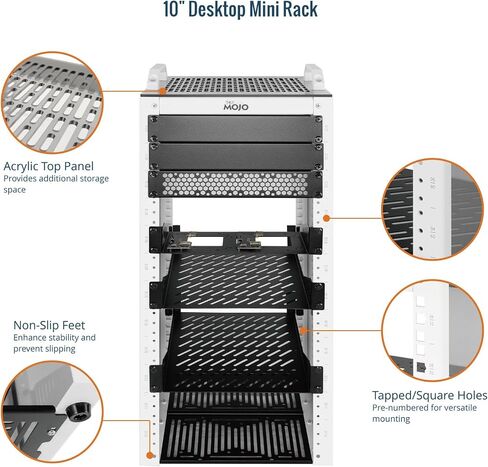 Tecmojo 12U 10 inch Mini Server Rack & 2 Pack 1U Blank Patch Panel in Saudi Arabia
