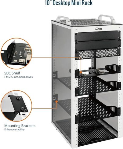 Tecmojo 12U 10 inch Mini Server Rack & 2 Pack 1U Blank Patch Panel in Saudi Arabia