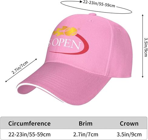 Us Open Tennis Sandwich Cap Unisex Classic Baseball Capunisex Adjustable Casquette Dad Hat in Saudi Arabia