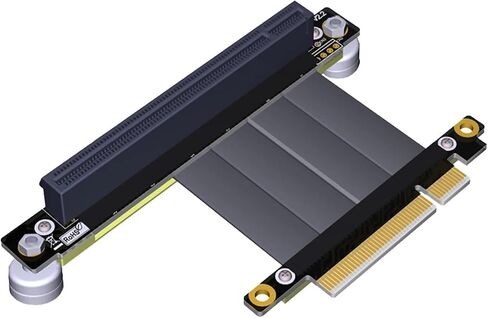 PCIE 3.0 PCI-E 16x شريط تمديد كابل الذكور إلى بطاقة الرسومات الإناث مع بطاقة PCI X8 إلى X16 RISER in Saudi Arabia
