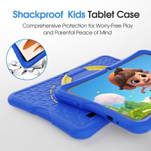10.1 Inch Kids Tablet Ages 8-15, Android 15 Tablet for Kids,6G+32GB up to 128GB,6000mAh Battery,Dual Camera,WiFi,BT 5.0,Best Electronics Tablets Gift for Kids,Shockproof Protective Case (Pink) in Kuwait