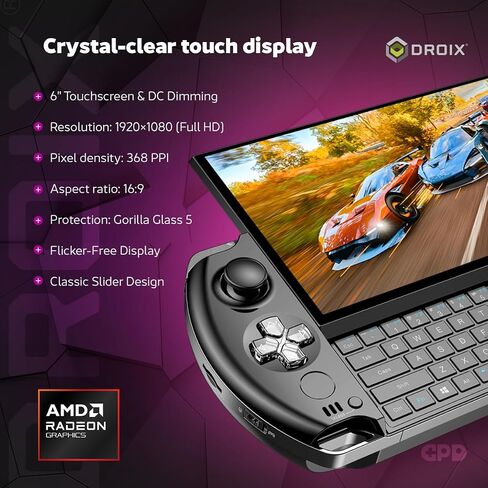 GPD WIN 4 2025 MAMING MAMING PC مع AMD RYZEN AI 9 HX 370 ، 12C/24T ، 5.1GHz ، Radeon 890M ، 32GB LPDDR5X RAM ، 2TB SSD ، 6 " in Kuwait