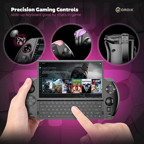 GPD WIN 4 2025 MAMING MAMING PC مع AMD RYZEN AI 9 HX 370 ، 12C/24T ، 5.1GHz ، Radeon 890M ، 32GB LPDDR5X RAM ، 2TB SSD ، 6 " in Kuwait