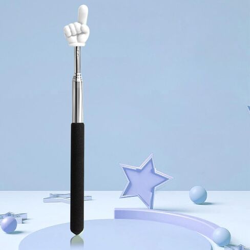 Retractable Finger Pointing Stick,Finger Pointers for Reading,Black in Saudi Arabia
