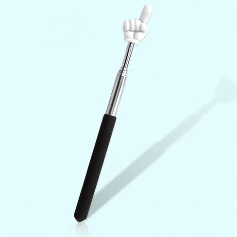 Retractable Finger Pointing Stick,Finger Pointers for Reading,Black in Saudi Arabia