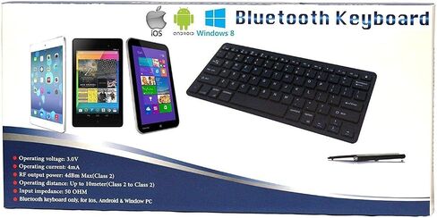 Navitech Wireless Bluetooth Multi Multi Keyboard متوافقة مع Samsung ، Galaxy Tab Active Pro 10.1 " in Saudi Arabia