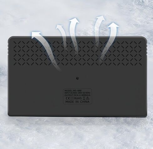 18650 Battery Charger, 8 Bay 3.7V Lithium Battery Charger, Smart LED Display can Quickly Charge,Suitable for Various Lithium Batteries 26650/21700/26850/32650/32850/18650/16340/14500 in Saudi Arabia