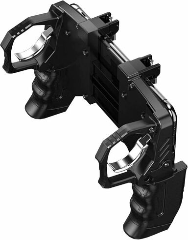 Mobile Game Controller for PUBG Mobile Controller L1R1 Mobile Game Trigger Joystick Gamepad for All 6.5" or Less iOS & Android Phones in Saudi Arabia