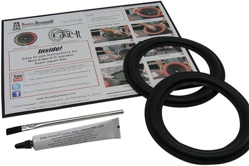 B & W Rubber Edge 6 Inch Speaker Repair Kit RSK-6 (Pair) in Saudi Arabia