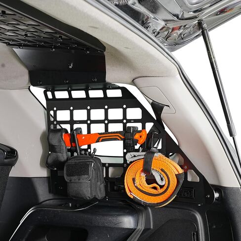 طيران عالي لسيارة Toyota 4Runner 2010-2024 ملحقات السيارة نظام لوحة تخزين معياري رف صندوق السيارة حامل تخزين الأمتعة منظم صندوق السيارة من سبائك الألومنيوم مجموعة كاملة in Kuwait