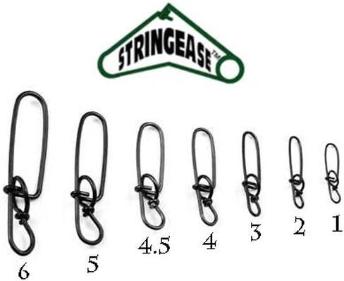 Stringease Tackle Stay-Lok Snap Fishing Terminal Tackle Stay Lok Leader Snaps [20 - Pack] in Saudi Arabia