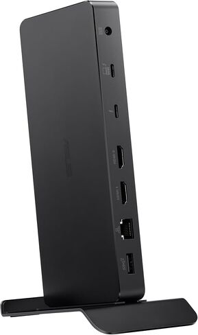 ASUS Triple 4K Thunderbolt 4 Dock DC500: Black, Thunderbolt 4, Ethernet, HDMI, Compatible with Expertbook in Saudi Arabia