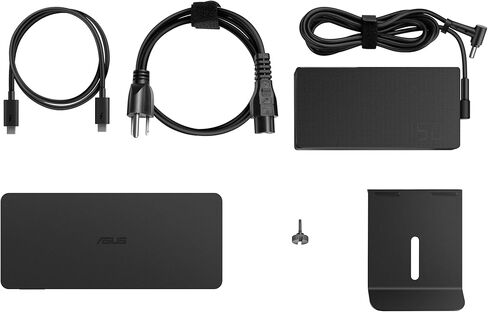 ASUS Triple 4K Thunderbolt 4 Dock DC500: Black, Thunderbolt 4, Ethernet, HDMI, Compatible with Expertbook in Saudi Arabia