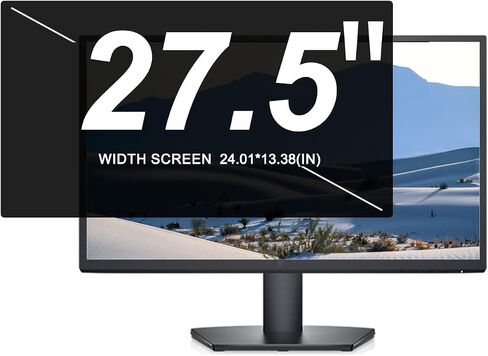27.5 "مرشح شاشة الخصوصية للشروط العريضة 16: 9/10 نسبة العرض إلى الارتفاع المضادة للضوء/مضاد للضوء الأزرق/مكافحة الخدش ، وهج تخفيف مرشح الشاشة مرشح الضوء الأزرق. الحجم هو (610 * 340 مم). in Saudi Arabia