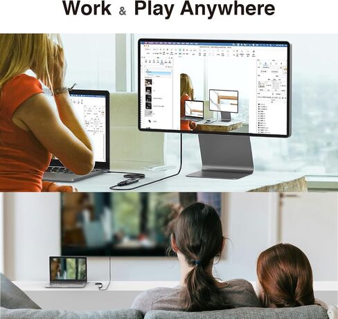 USB C 5 in 1 Hub ، 10GBPS USB-C/A 3.2 منافذ ، 4K HDMI 30Hz ، 100W PD شحن سريع ، متوافق مع أجهزة MacBook Pro/Air ، Dell XPS ، iPad Pro Aluminium Flitter ، Surface Pro ، Thunderbolt Abs. in Saudi Arabia