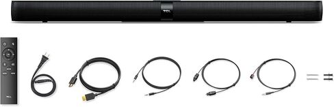 TCL Alto 7 2.0 Channel Home Theater Sound Bar مع مضخم صوت مدمج - TS7000 ، 36 "، أسود in Saudi Arabia