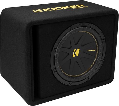 Kicker 50VCWC124 CompC 12-inch Subwoofer in Vented Enclosure, 4-Ohm (Renewed) in Saudi Arabia
