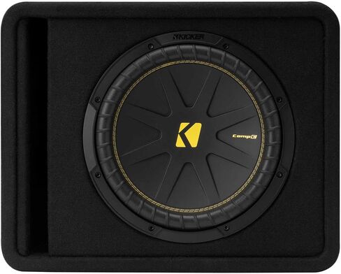 Kicker 50VCWC124 CompC 12-inch Subwoofer in Vented Enclosure, 4-Ohm (Renewed) in Saudi Arabia