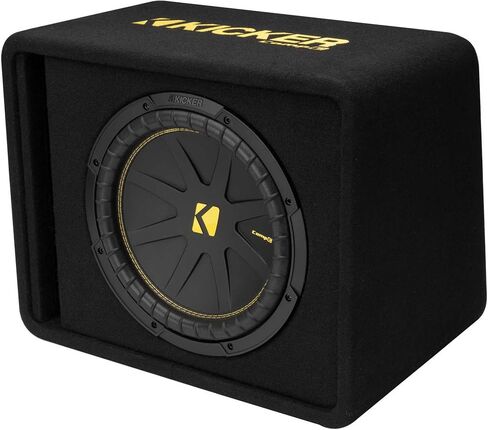 Kicker 50VCWC124 CompC 12-inch Subwoofer in Vented Enclosure, 4-Ohm (Renewed) in Saudi Arabia