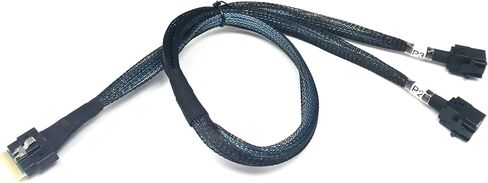 SlimSAS 8i SFF-8654 | 2X Mini SAS SFF-8643 Tri-Mode Cable - 50CM in Saudi Arabia