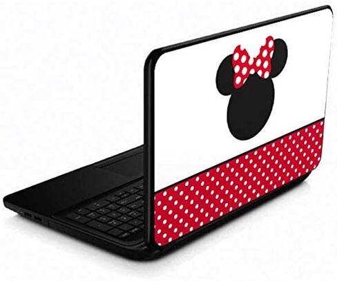 Skinit Skinit Lastop Protop Skin متوافق مع 15.6 في 15 -D038DX - تصميم رمز Minnie Mouse مرخص رسميًا in Saudi Arabia