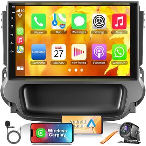 4G+64G Andorid 13 Car Radio for Chevrolet Chevy Malibu 2011 2012 2013 2014 ، 9 '' HD Touch Screen Car Stereo Radio with Wireless Carplay & Android Auto ، GPS Navigation Head ، Counering Wheel Control in Kuwait