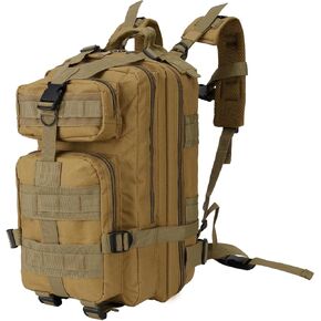 حقيبة ظهر تكتيكية للرجال العسكري الصغير Molle Backpack 30L Assault Pack Backpack for Hiking Camping Travel Fishing Outdoors (Black) in Kuwait