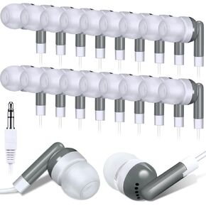 Konohan 100 Pcs Wired Earbuds Bulk for Classroom 3.5mm Jack,Black in Kuwait