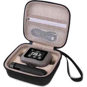 Carrying Case for Garmin Xero C1 Pro Chronograph Ballistic Range Shooting, Custom-Insert Storage Holder with Mesh Pocket for USB Cable, Charging Adapter (Orange) in Saudi Arabia