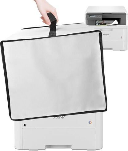 Dust Cover for Brother HL-L3300CDW/HL-L3290CDW Wireless Color Laser Printer, Heavy-Duty Waterproof Anti-Static Dustproof Printer Cover Case(19.3×18.9×13.8in) (Black) in Saudi Arabia