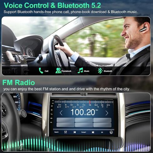 4G+64G Andorid 13 Car Radio for Chevrolet Chevy Malibu 2011 2012 2013 2014 ، 9 '' HD Touch Screen Car Stereo Radio with Wireless Carplay & Android Auto ، GPS Navigation Head ، Counering Wheel Control in Kuwait