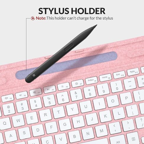 Rii Surface Pro Type Cover,Ultra-Slim Portable Bluetooth Wireless Keyboard with Touchpad,7 Color Backlit,Compatible with Microsoft Surface Pro 8/9/X Only in Kuwait
