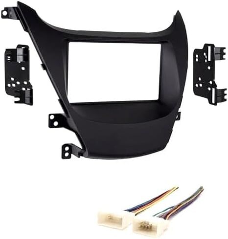 Double Din Car Stereo Radio Dash Mount Install Kit Combo -Made for 2014 2015 2016 Hyundai Elantra in Saudi Arabia