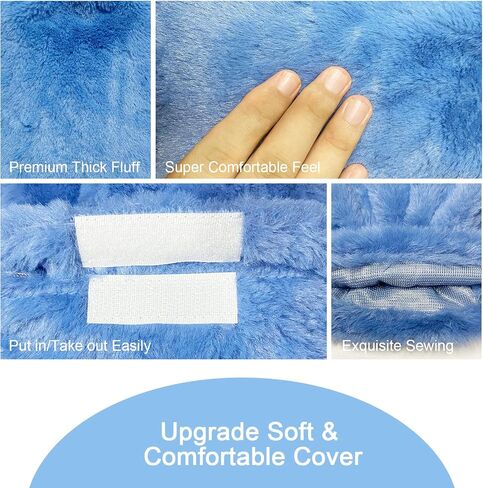 Hot Water Bottle for Feet, Foot Warmer Hot Water Bag for Pain Relief, 2 Liter Rubber Hot Water Bottle Foot Warmer Adult, Cold Feet Warming Soft Foot Warmer Pads in Kuwait