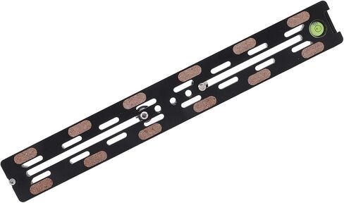 Arrow Storage Case Plate, Anti Slip Pad Aluminum Alloy Camera Tripod Base Plate with 1/4 and 3/8 Inch Screws for Stabilizers in Saudi Arabia