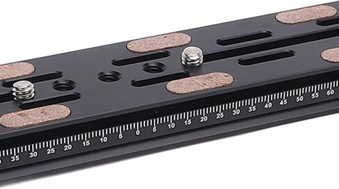Arrow Storage Case Plate, Anti Slip Pad Aluminum Alloy Camera Tripod Base Plate with 1/4 and 3/8 Inch Screws for Stabilizers in Saudi Arabia