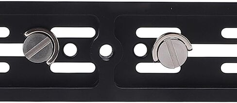 Arrow Storage Case Plate, Anti Slip Pad Aluminum Alloy Camera Tripod Base Plate with 1/4 and 3/8 Inch Screws for Stabilizers in Saudi Arabia