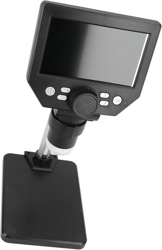 10MP HD Digital Microscope, USB Magnification with 4.3in LCD Display, LED Lighting, 32G Memory, Photography and Video Recording for Electronics Repair Soldering Camera in Saudi Arabia