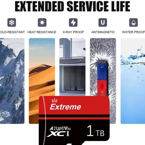 1T بطاقة ذاكرة MicroSDXC 1T بطاقة ذاكرة V30 A2 U3 in Saudi Arabia