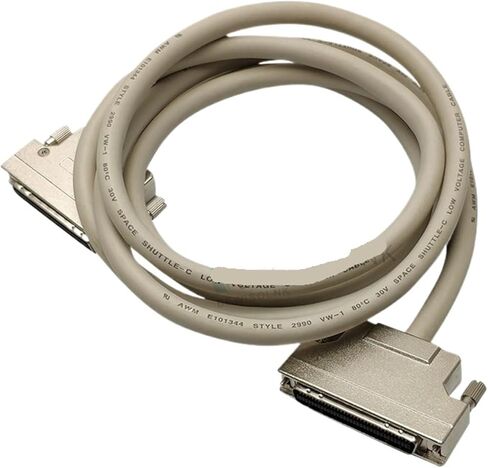 SCSI Cable CN68 Male/Male Data Cable SCSI68P Connection Cable 68 Core Cable Large 68 Cable Screw Type(1.5M) in Saudi Arabia