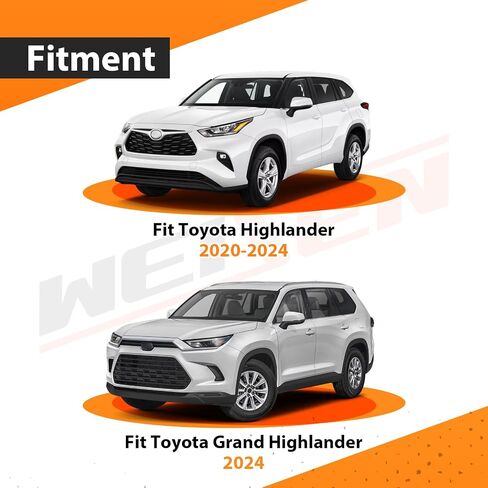 WeiSen Custom 4-Pin Trailer Wiring Harness Towing Hitch Wiring for Trailer Light Connect Compatible with 2008-2019 Toyota Highlander, 2018-2021 Lexus RX 350/RX 350L in Saudi Arabia
