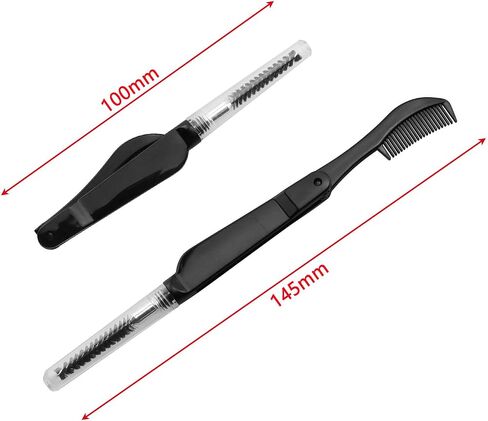 E-outstanding Flying Fishing Tools, Foldable Comb, Scraper Brush, Double-Head Eyebrow Comb, Portable Spiral Brush, Dual-Purpose Brush, Makeup Tool in Saudi Arabia