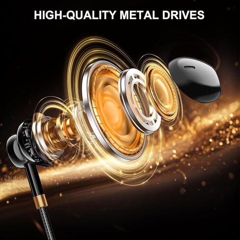 سماعات أذن سماعات رأس USB C - عزل ضوضاء سماعات USB C ، وبراعم الأذن من النوع C السلكي مع ميكروفون ثقيل باس متوافق مع الهواتف والأندرويد والواجهات الأخرى (النوع C) in Kuwait
