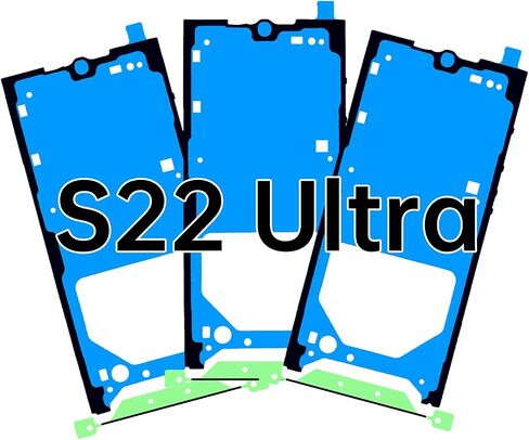 3pcs شاشة مقاومة للماء الشاشة الختم لماشية ل Samsung Galaxy S22 Ultra مقاومة للماء ملصق ملصق شريط اللصق لاصق الغراء Samsung S22 Ultra SM-S908U SM-S908U1 in Saudi Arabia