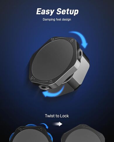 for Airtag Magnetic Case – Tagginnc Powerful Magnet & Discreet Hexagonal Nut Design with Sticky & Non-Slip Base, Waterproof and Durable, Compatible with AirTag for Cars, Trucks & Trailers (2 Pack) in Saudi Arabia