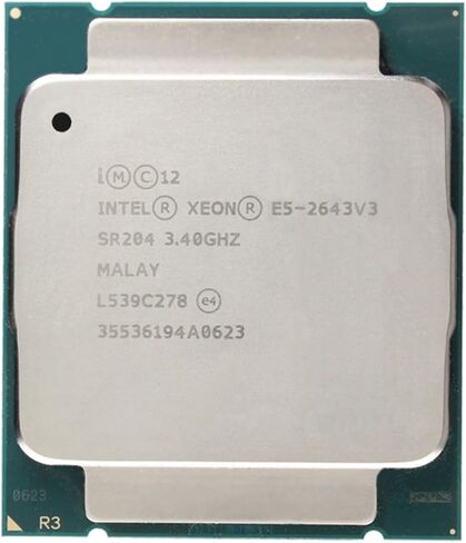Intel Xeon E5-2643 V3 SR204 6-Core 3.4GHz 20MB LGA 2011-3 (متجدد) in Saudi Arabia