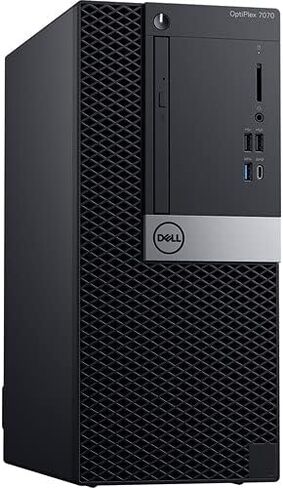 Dell Optiplex 7070 MT Mini Tower Desktop | Core i5-8500 - 1TB SSD Hard Drive - 16GB RAM - Nvidia GeForce GTX 1650 | 6 cores @ 4.1 GHz - 4 GDDR5 Win 11 Pro (Renewed) in Saudi Arabia